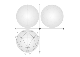 1/4 Net Geodesic Sphere Preview