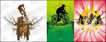 3, Bike Vector Material