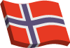 3d Norway Vector Flag 