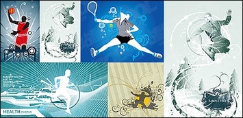 Sports - 5, Vector Illustrations Campaign Material 