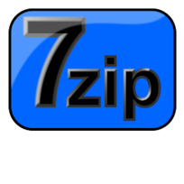 Icons - 7zip Glossy Extrude Blue 