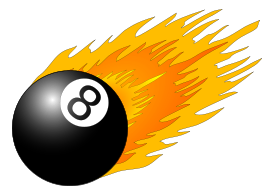 8ball With Flames