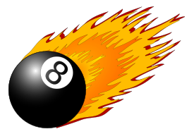 8ball With Flames Preview