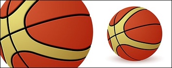 Sports - A basketball vector material 