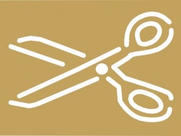 Objects - A Pair Of Scissors clip art 