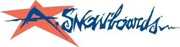 A Snowboards logo 