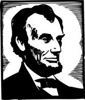 Human - Abraham Lincoln clip art 