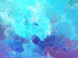 Abstract Blue Smoke