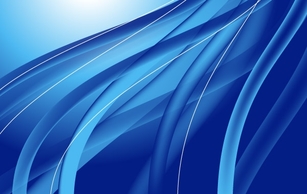 Abstract Blue Waves Vector Illustration Preview