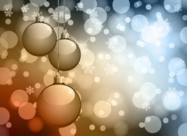 Abstract Bokeh Background Christmas Vector Graphic Preview