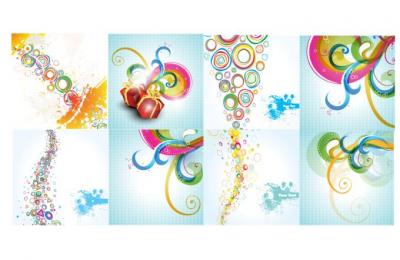 Abstract Colourful Backgrounds Preview
