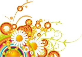 Abstract - Abstract floral background 