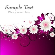 Abstract Floral Background