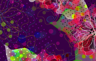 Abstract Floral Vector Artwork Preview