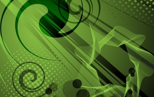 Abstract Green Vector Background Preview