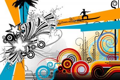 Abstract - Abstract Summer Vector 