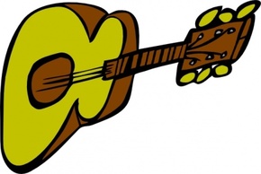 Acoustic Guitar clip art