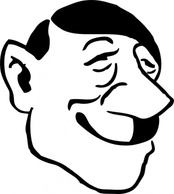 Cartoon - Adolf Hitler clip art 