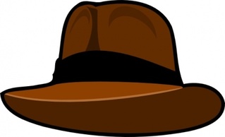 Fashion - Adventurer Hat clip art 