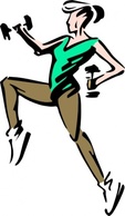 Aerobics clip art 