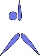 Aerobics Exercising clip art 