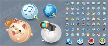 Icons - Ai Formats, Including JPG Preview, Keyword: Vector Icon, Browser, Player, The System Icon, The Feeling ... 