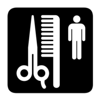 Signs & Symbols - Aiga Barber Shop Bg 
