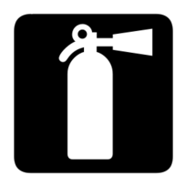 Signs & Symbols - Aiga Fire Extinguisher Bg 