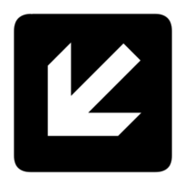 Signs & Symbols - Aiga Left And Down Arrow 