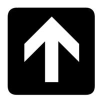 Signs & Symbols - Aiga Up Arrow Bg 