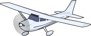Transportation - Aircraft Plane clip art 