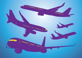 Airplanes Vectors Preview