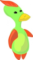 Objects - Alien Duck clip art 