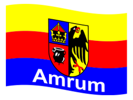 Amrum Flagge (wehend)