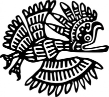 Animals - Ancient Mexico Motif clip art 