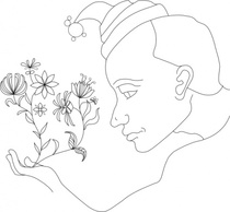 Andre Saetherskar Flowers clip art