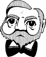 Cartoon - Andrew Carnegie clip art 