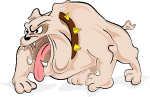 Angry Bulldog Free Vector 