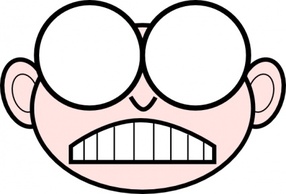 Angry Nerd clip art