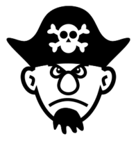 Angry young pirate