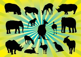 Animals - Animal Silhouettes Pack 