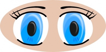 Anime Eyes clip art