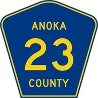 Anoka County Route clip art 