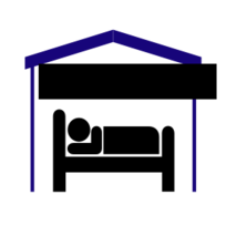 Buildings - Apartment Symbol (pictogram) 