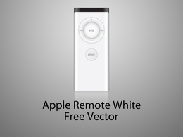 Technology - Apple Remote White Version (old) Vector 