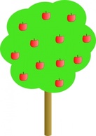 Food - Apple Tree clip art 