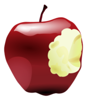 Food - Apple with Bite 