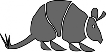 Armadillo clip art