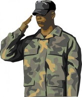 Military - Army Veteran clip art 