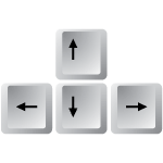 Arrow Keys Free Vector 